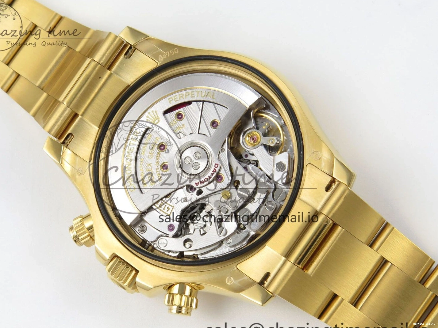 1228 Casual Daytona 126508 YG QF 1:1 Best Edition YG Dial Crystal Markers On YG Bracelet SH4131 V6 (Gain Weight) 305